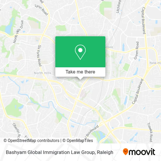 Bashyam Global Immigration Law Group map