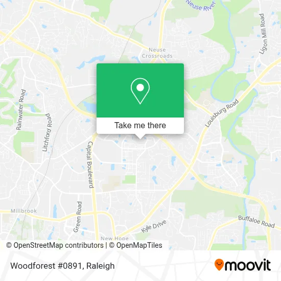 Woodforest #0891 map