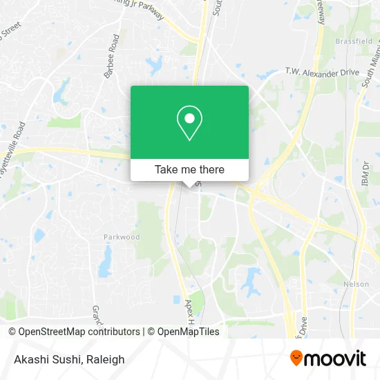 Akashi Sushi map