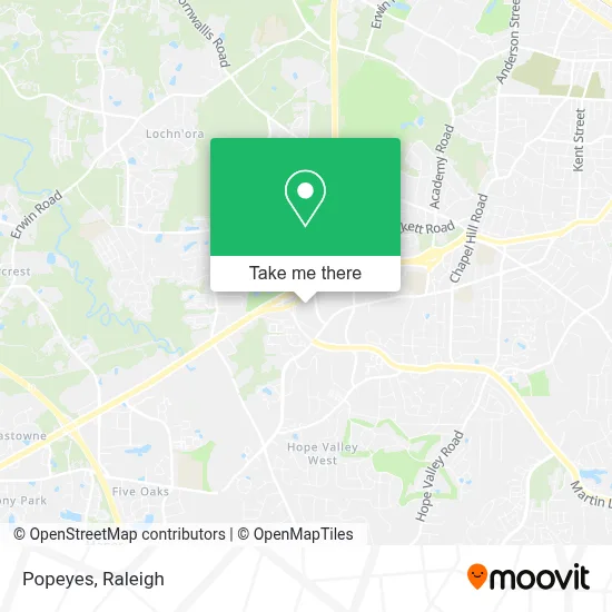 Popeyes map