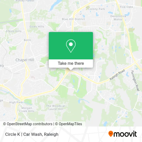 Circle K | Car Wash map