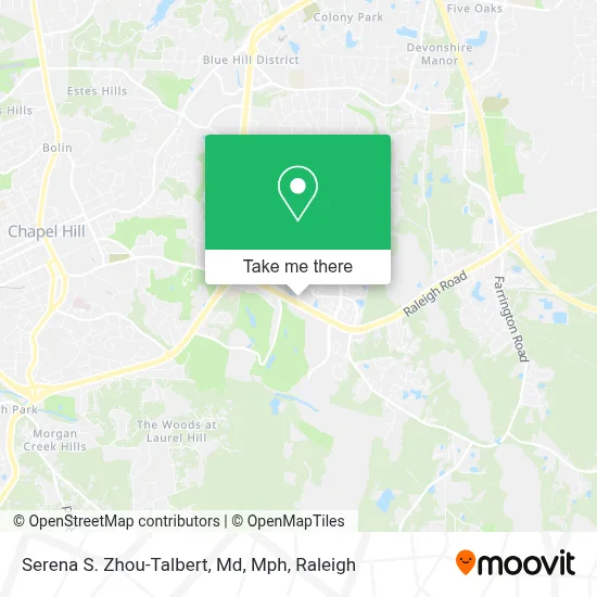 Serena S. Zhou-Talbert, Md, Mph map