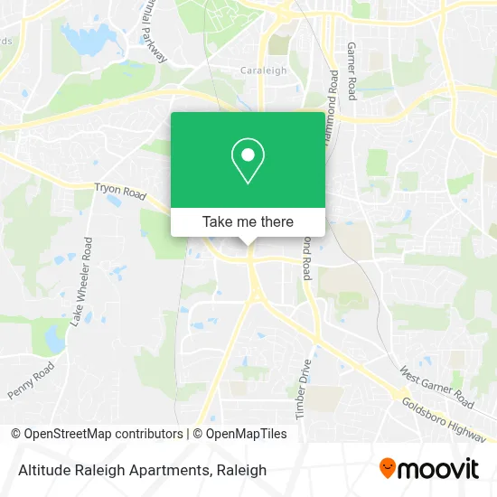 Altitude Raleigh Apartments map