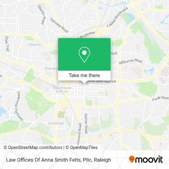 Law Offices Of Anna Smith Felts, Pllc map