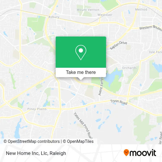 New Home Inc, Llc map