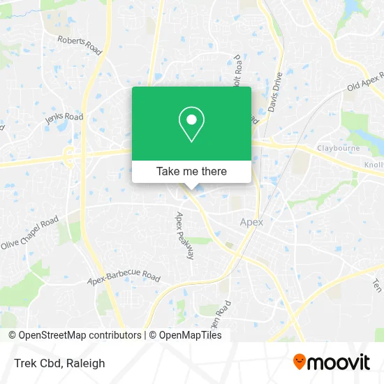 Trek Cbd map