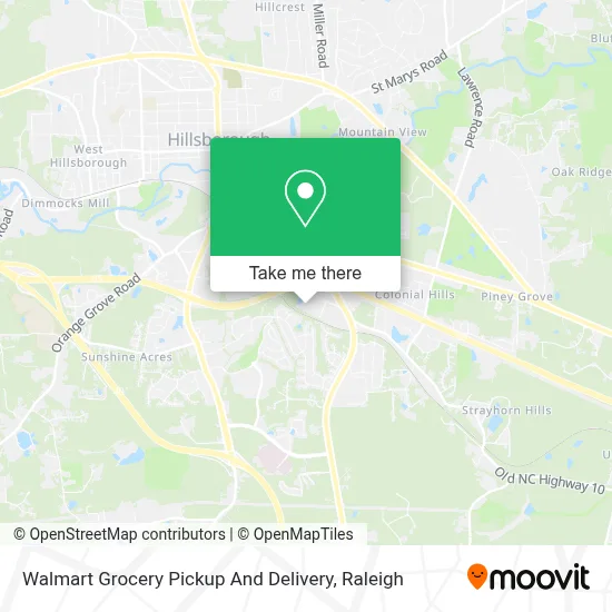 Walmart Grocery Pickup And Delivery map
