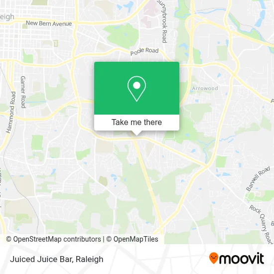 Juiced Juice Bar map