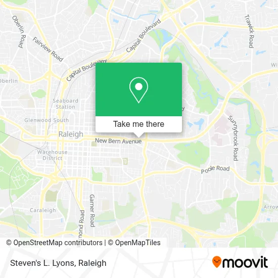 Steven's L. Lyons map