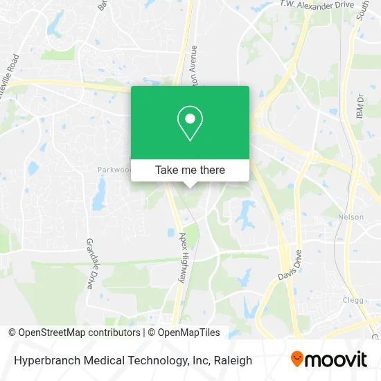 Hyperbranch Medical Technology, Inc map