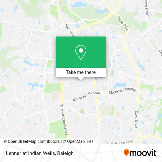 Lennar at Indian Wells map