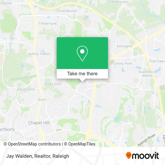 Jay Walden, Realtor map