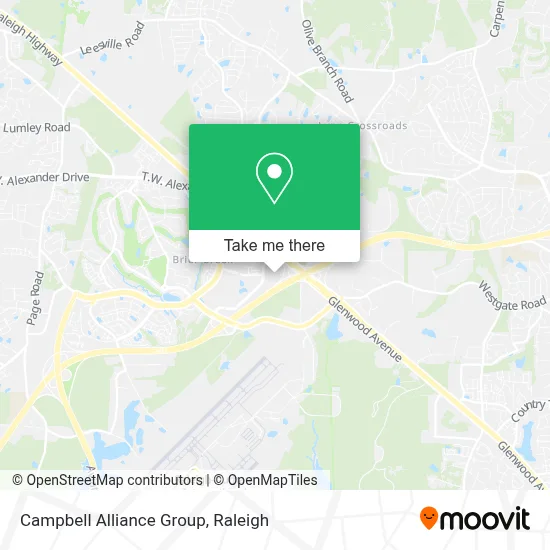 Campbell Alliance Group map
