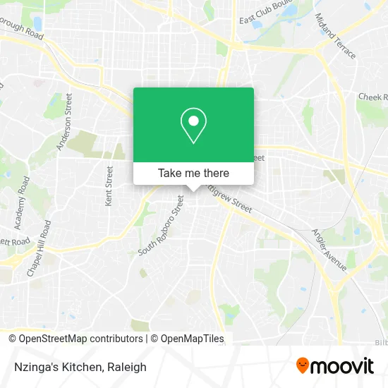 Nzinga's Kitchen map