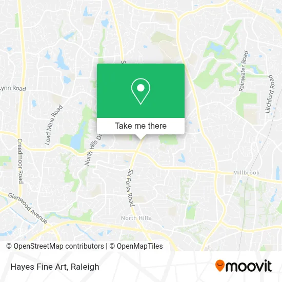 Hayes Fine Art map