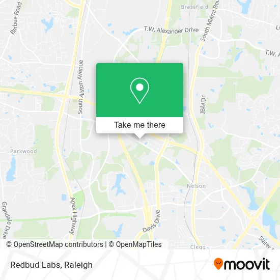 Redbud Labs map