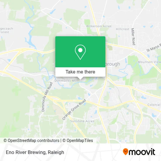 Eno River Brewing map