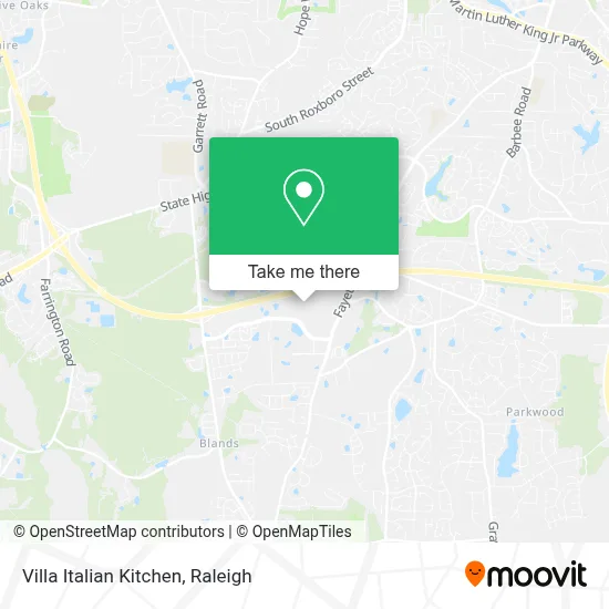 Villa Italian Kitchen map