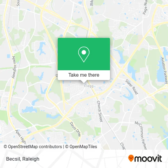 Becsil map