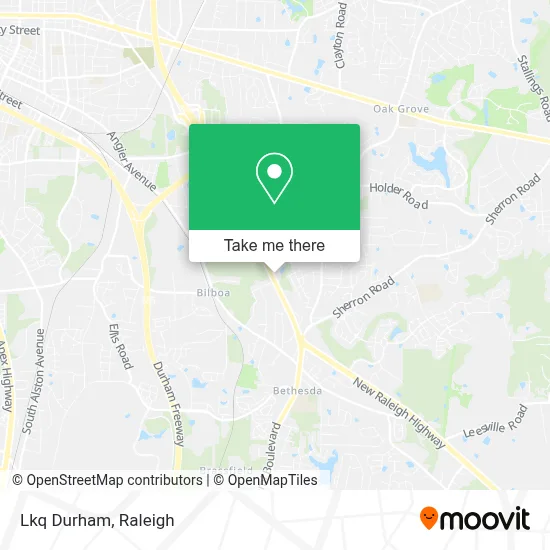 Lkq Durham map