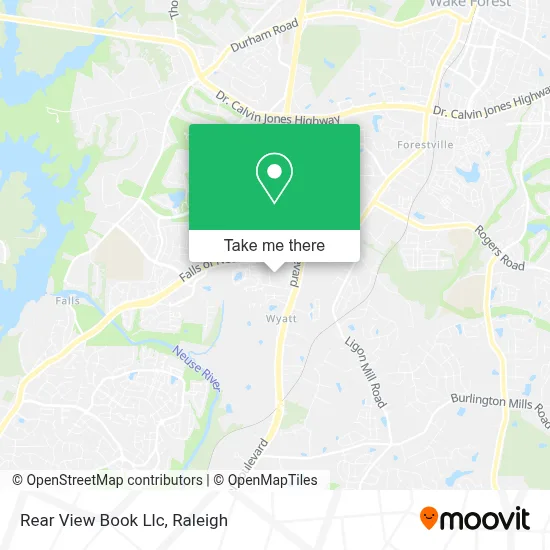 Rear View Book Llc map