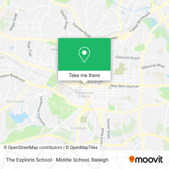 The Exploris School - Middle School map