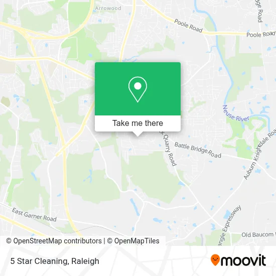 5 Star Cleaning map