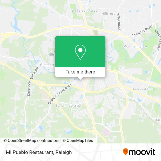 Mi Pueblo Restaurant map