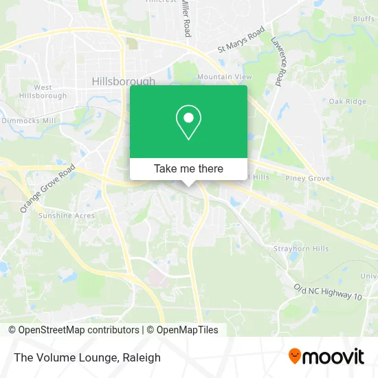 The Volume Lounge map