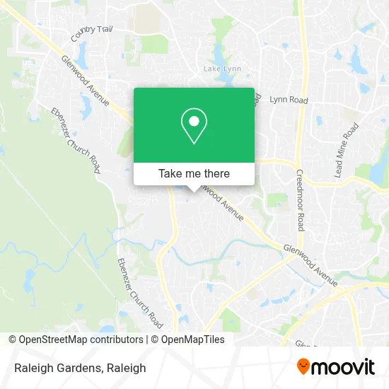 Raleigh Gardens map