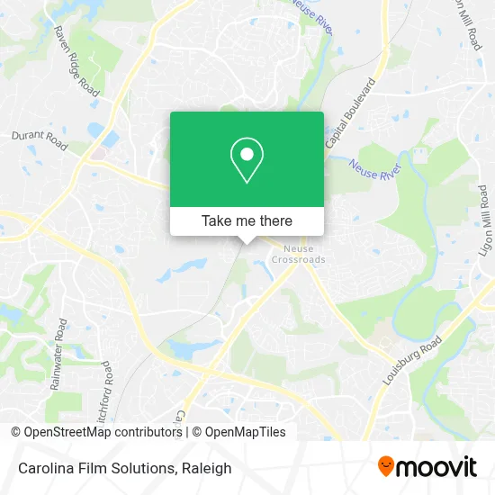 Carolina Film Solutions map
