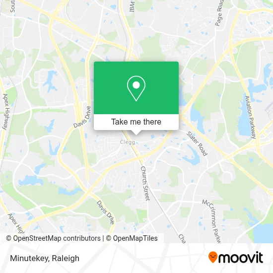 Minutekey map