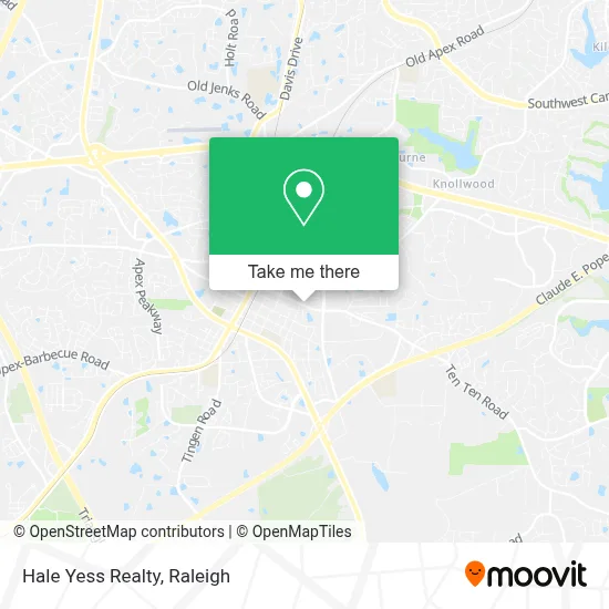 Hale Yess Realty map