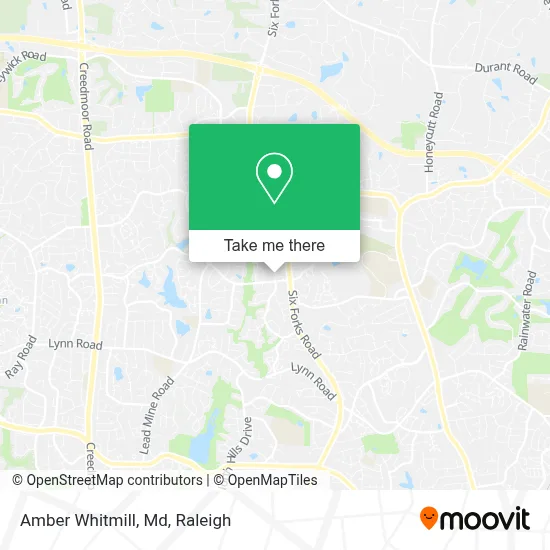Amber Whitmill, Md map