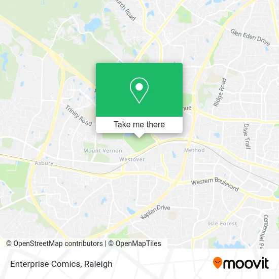 Enterprise Comics map