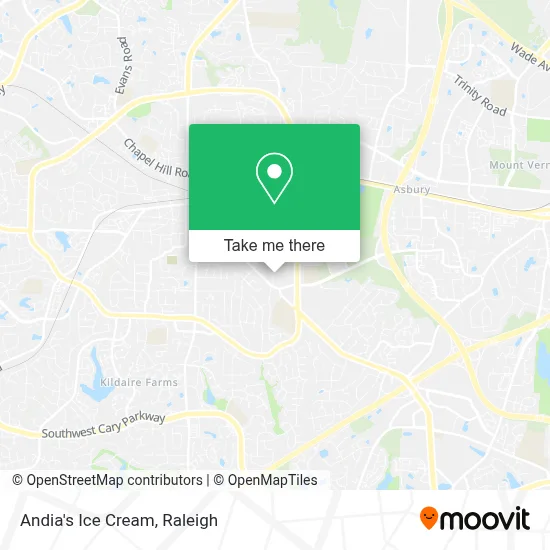 Andia's Ice Cream map