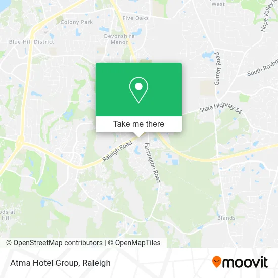 Atma Hotel Group map
