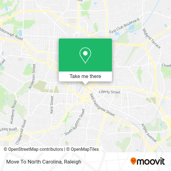Move To North Carolina map