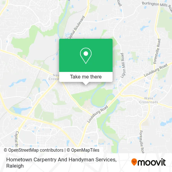 Hometown Carpentry And Handyman Services map