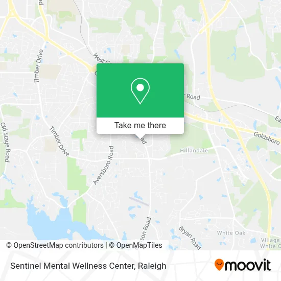 Sentinel Mental Wellness Center map