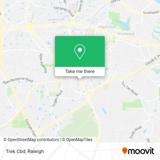Trek Cbd map