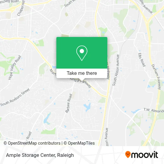 Ample Storage Center map