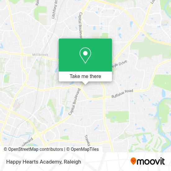 Happy Hearts Academy map