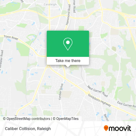 Caliber Collision map