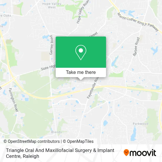 Triangle Oral And Maxillofacial Surgery & Implant Centre map