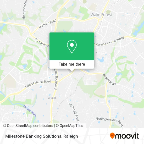 Milestone Banking Solutions map