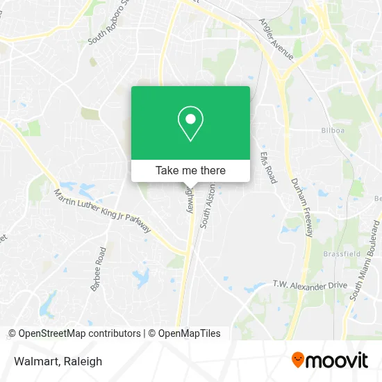Walmart map