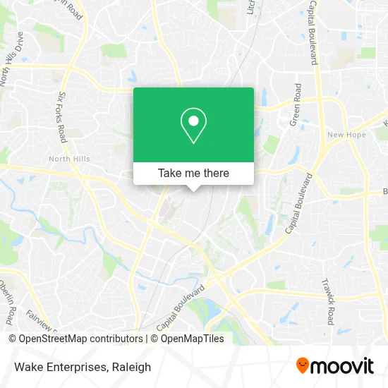 Wake Enterprises map