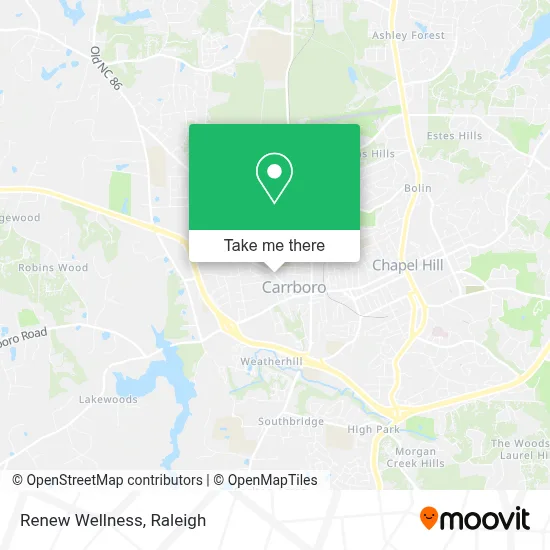 Renew Wellness map