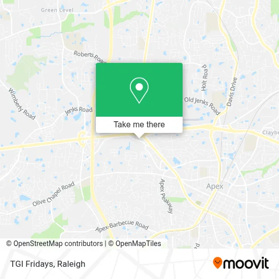 Tgi Fridays map
